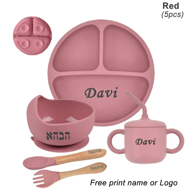 Gepersonaliseerd babyeetsetje