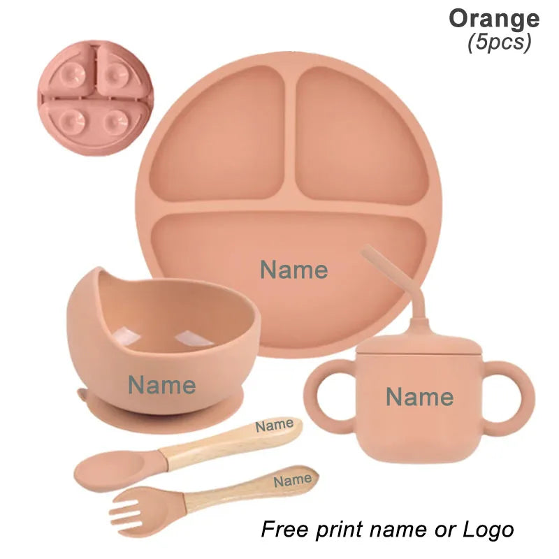 Gepersonaliseerd babyeetsetje