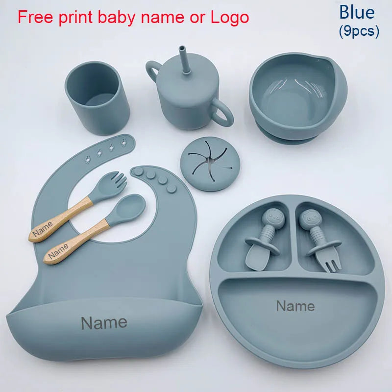 Gepersonaliseerd babyeetsetje