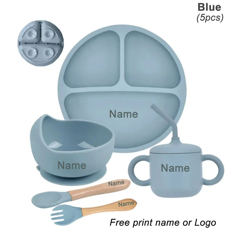 Gepersonaliseerd babyeetsetje