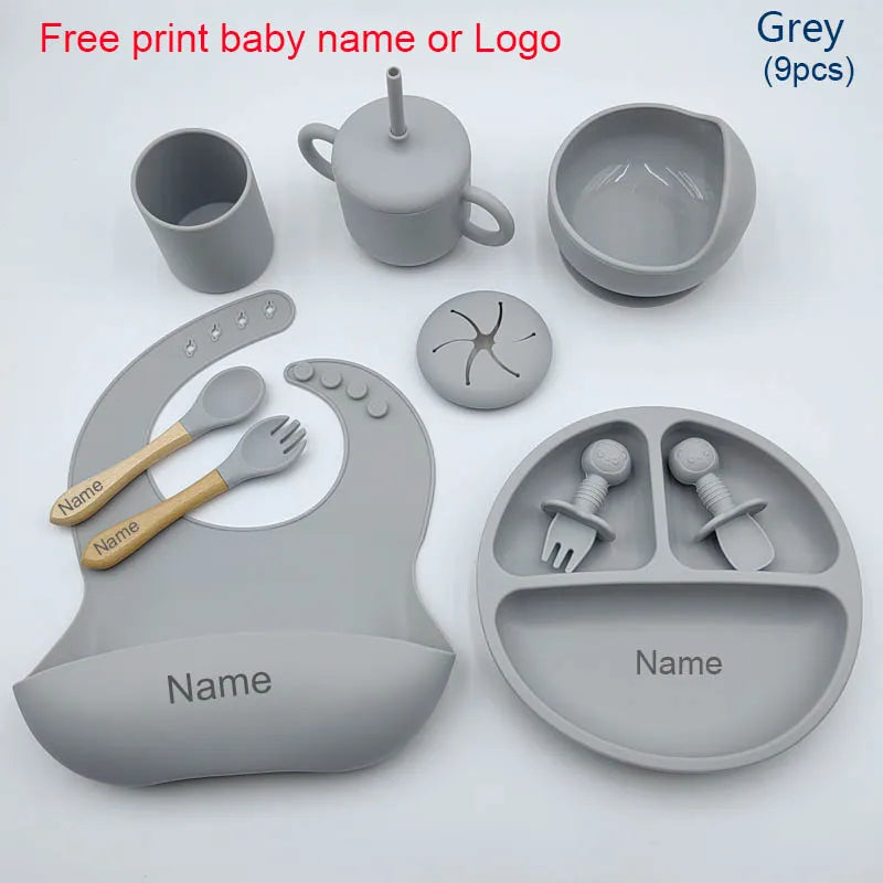 Gepersonaliseerd babyeetsetje