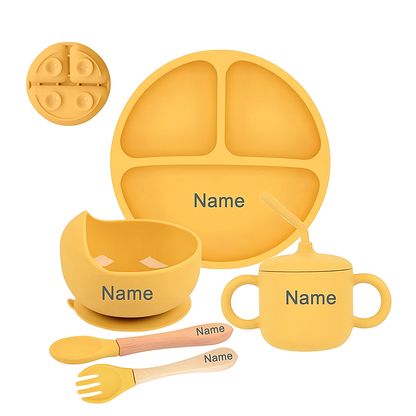 Gepersonaliseerd babyeetsetje