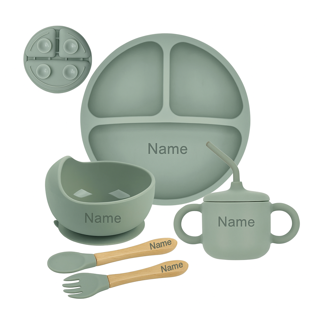 Gepersonaliseerd babyeetsetje