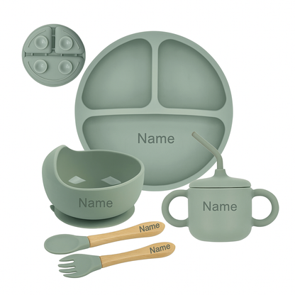 Gepersonaliseerd babyeetsetje