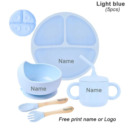 Gepersonaliseerd babyeetsetje