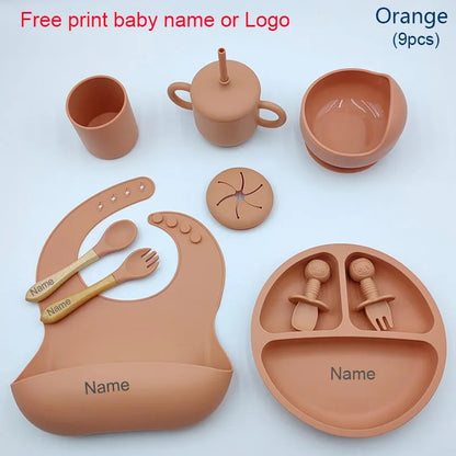 Gepersonaliseerd babyeetsetje