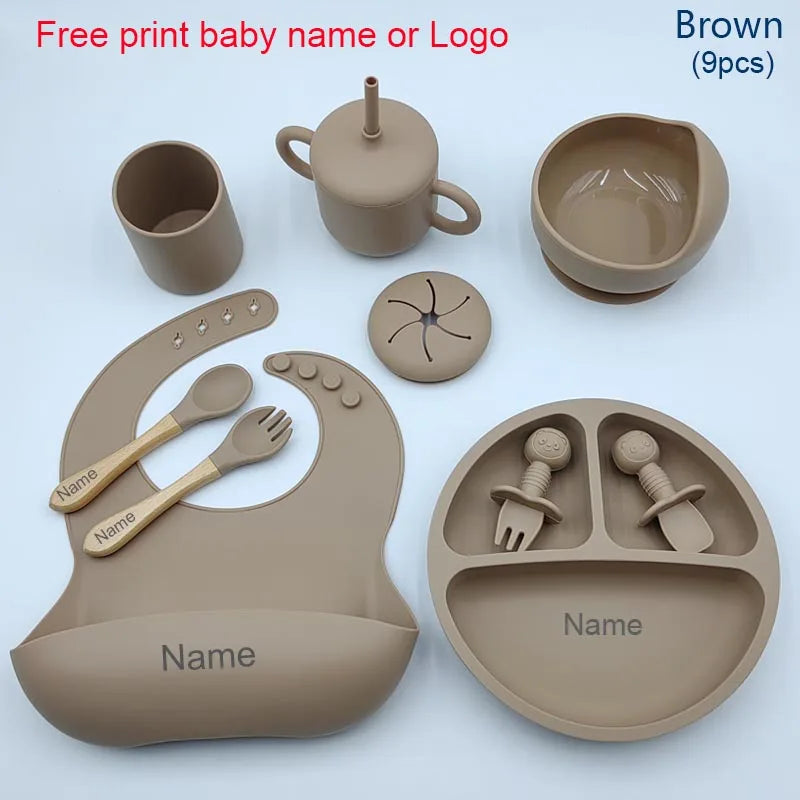 Gepersonaliseerd babyeetsetje