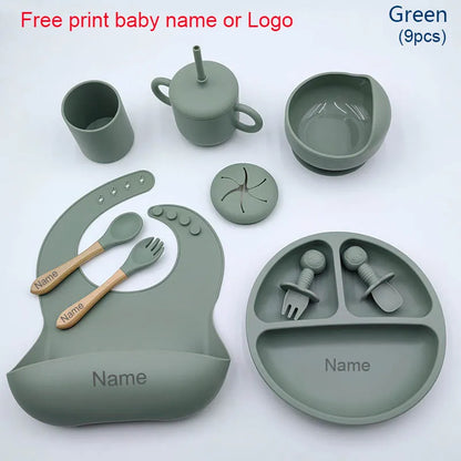 Gepersonaliseerd babyeetsetje