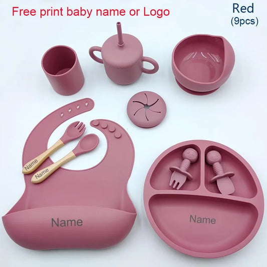 Gepersonaliseerd babyeetsetje