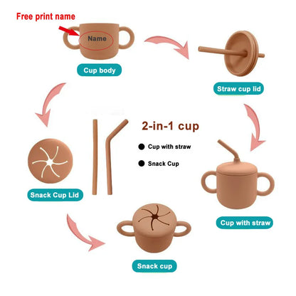 Gepersonaliseerd babyeetsetje