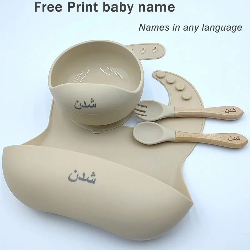 Gepersonaliseerd babyeetsetje