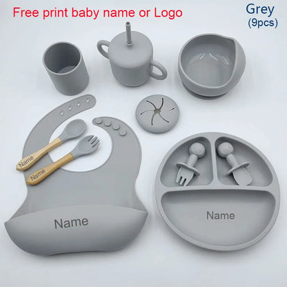 Gepersonaliseerd babyeetsetje