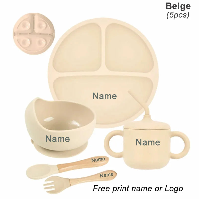 Gepersonaliseerd babyeetsetje