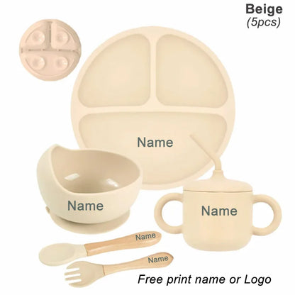 Gepersonaliseerd babyeetsetje